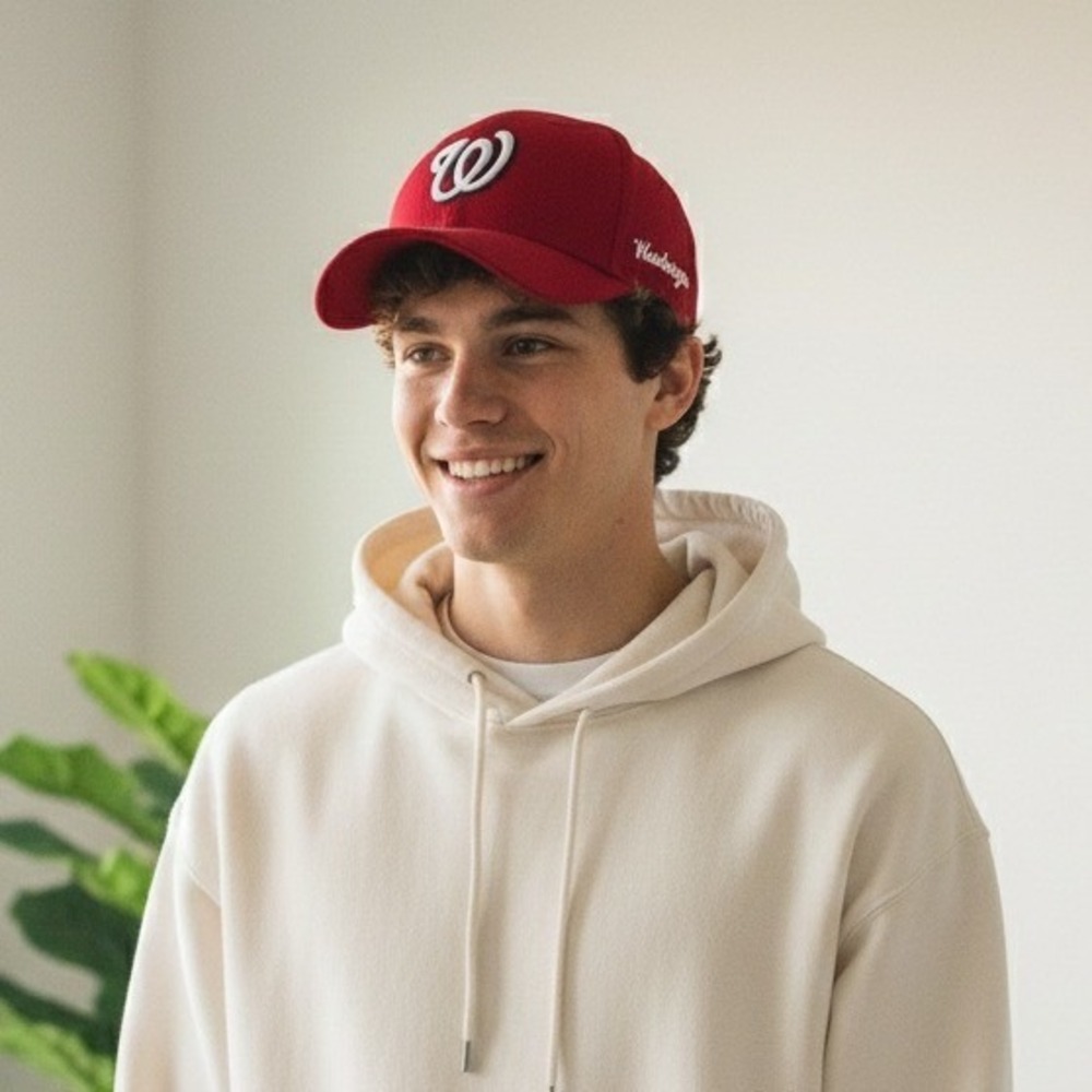 Washington Nationals MLB New‎ Era 39THIRTY Cap Red - Size S/M